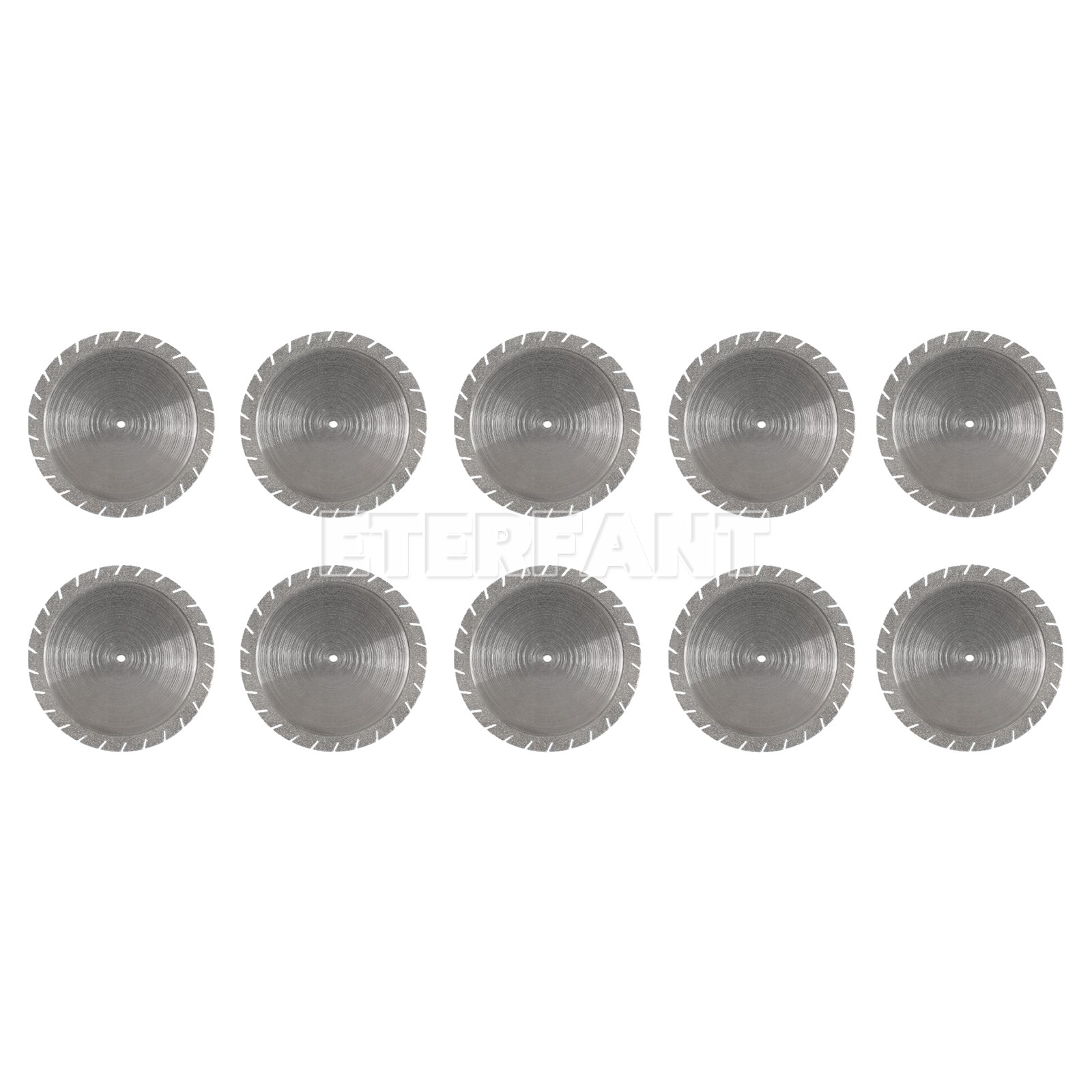 2PCs 40mm*0.3mm Dental Lab Diamond Cutting Disc Double Sided Crown Plaster Disc