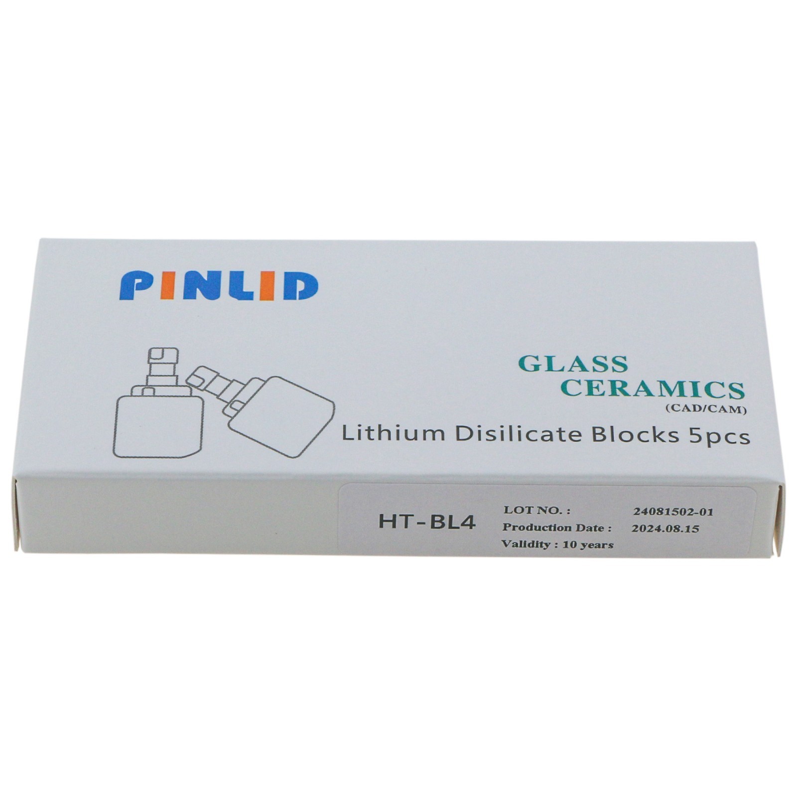 Lithium Disilicate C14 Dental Lab Glass Ceramic Blocks HT CAD CAM Cerec Veneer