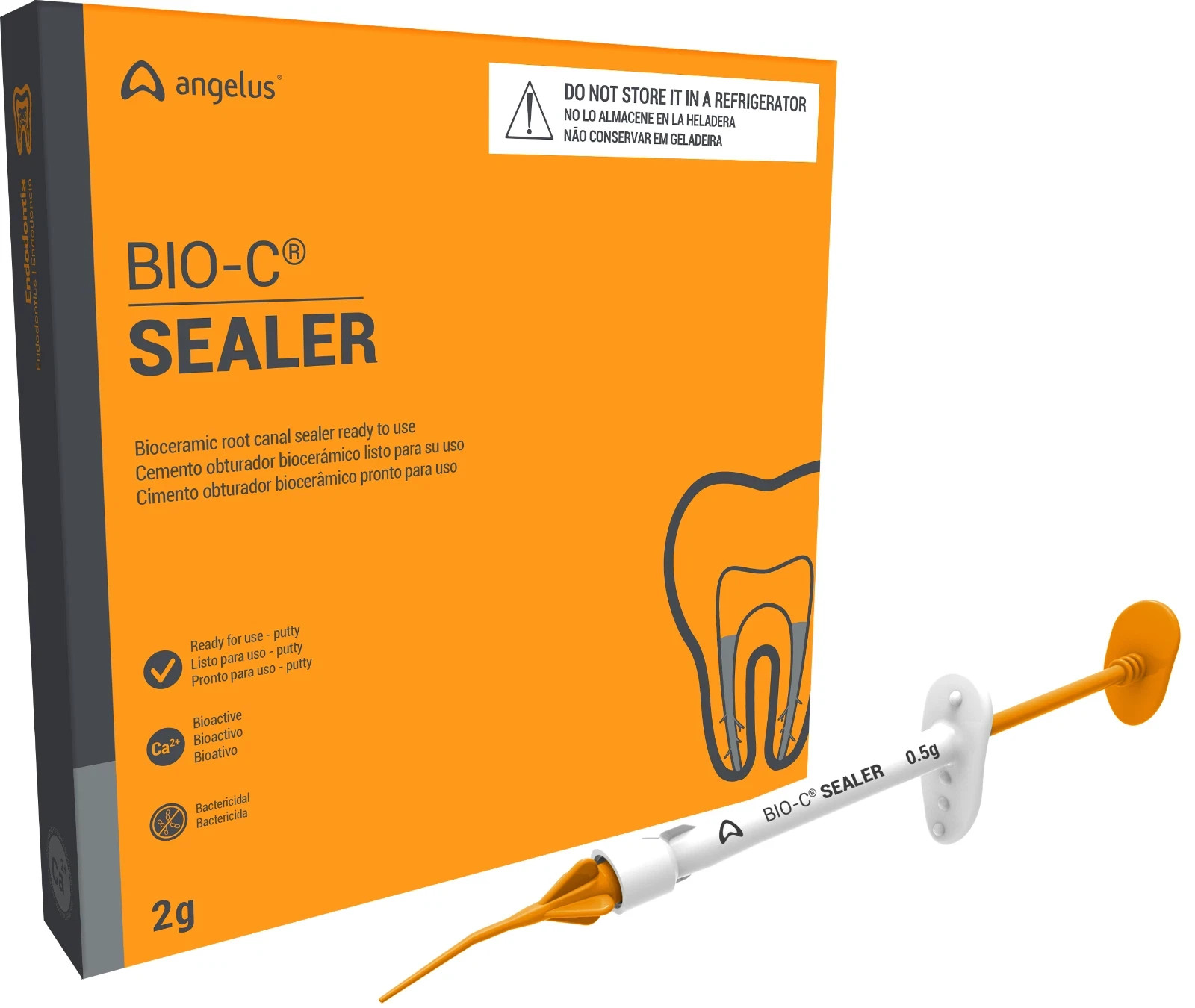 Angelus Bio-C Sealer Bioceramic Root Canal Sealers 4 X 0.5 gm Pack Free II Ship