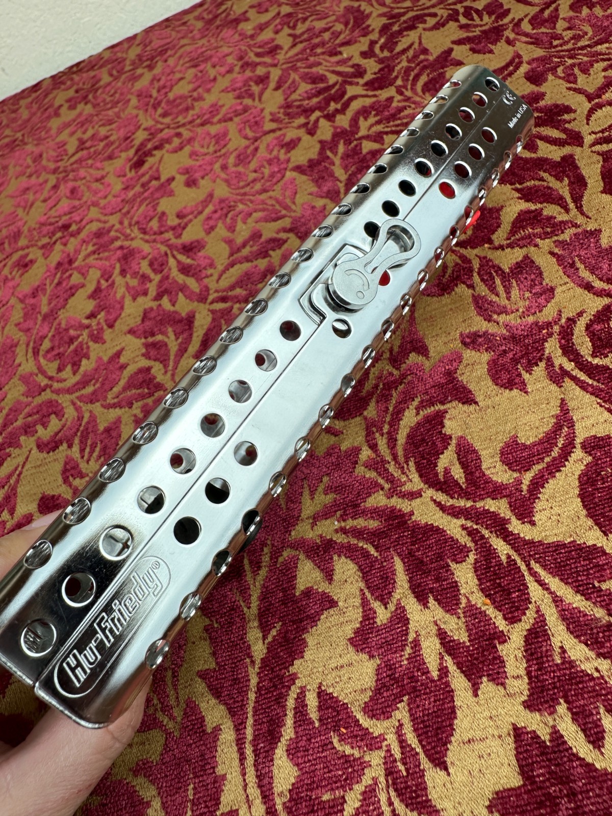 Hu-Friedy IMS Infinity Series Cassette Holds 5-instruments Red Black
