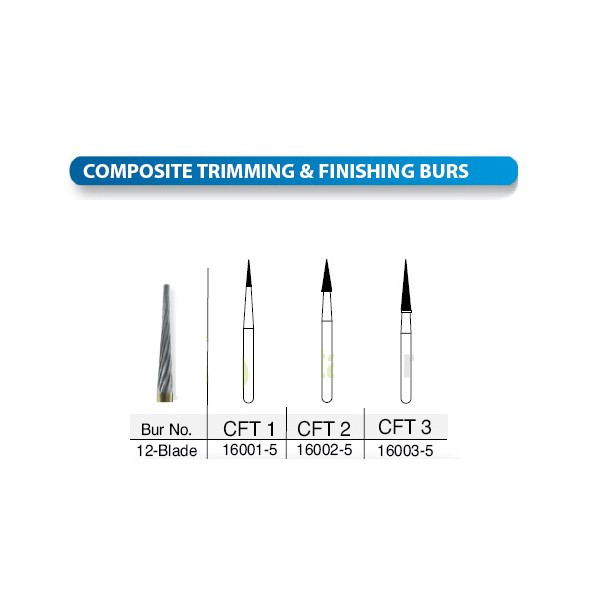 Beaver Dental Carbide Composite Trim & Finish Burs FG for High Speed Handpiece