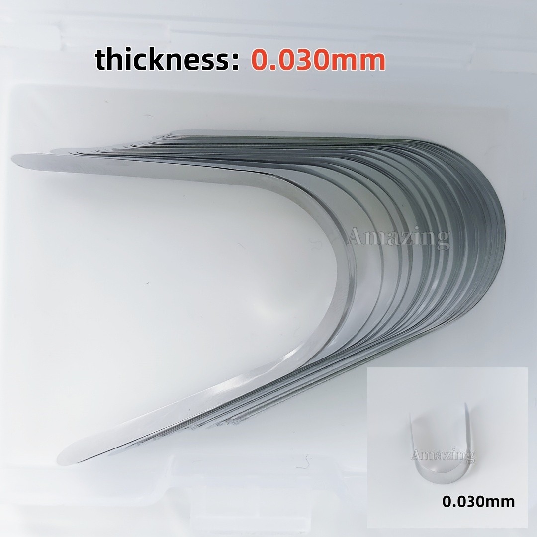 60Pieces Dental Premolars Tofflemire Matrix Band Contoured Matrices Fits TOR VM