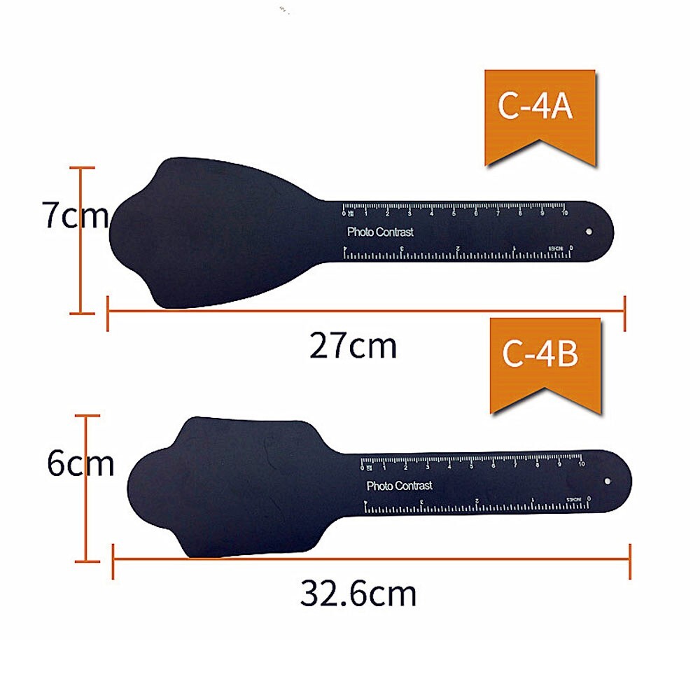 6pcs Dental Photo Contrast Black Background Board Palatal Photography Contraster