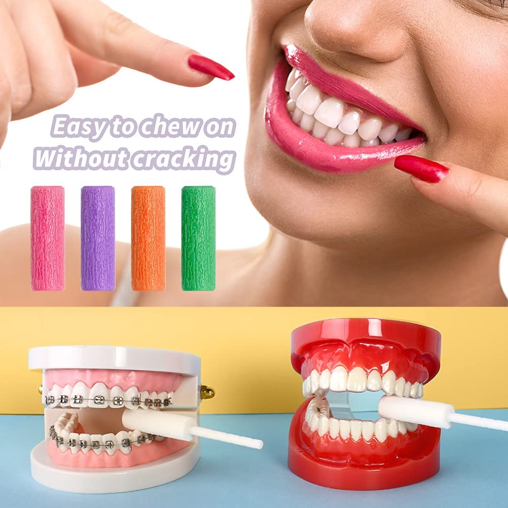 12 Pack Aligner Chewies – Green Silicone Tray Seaters for Invisalign Aligners