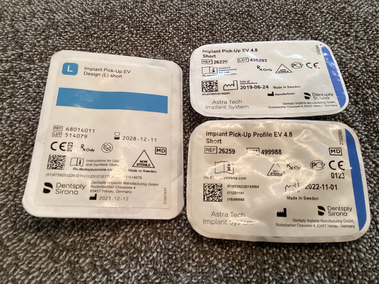 OEM Dentsply Astra EV Pick-up Imp. Coping NEW!! 4.8mm size Qty: 3 INSANE Price!!