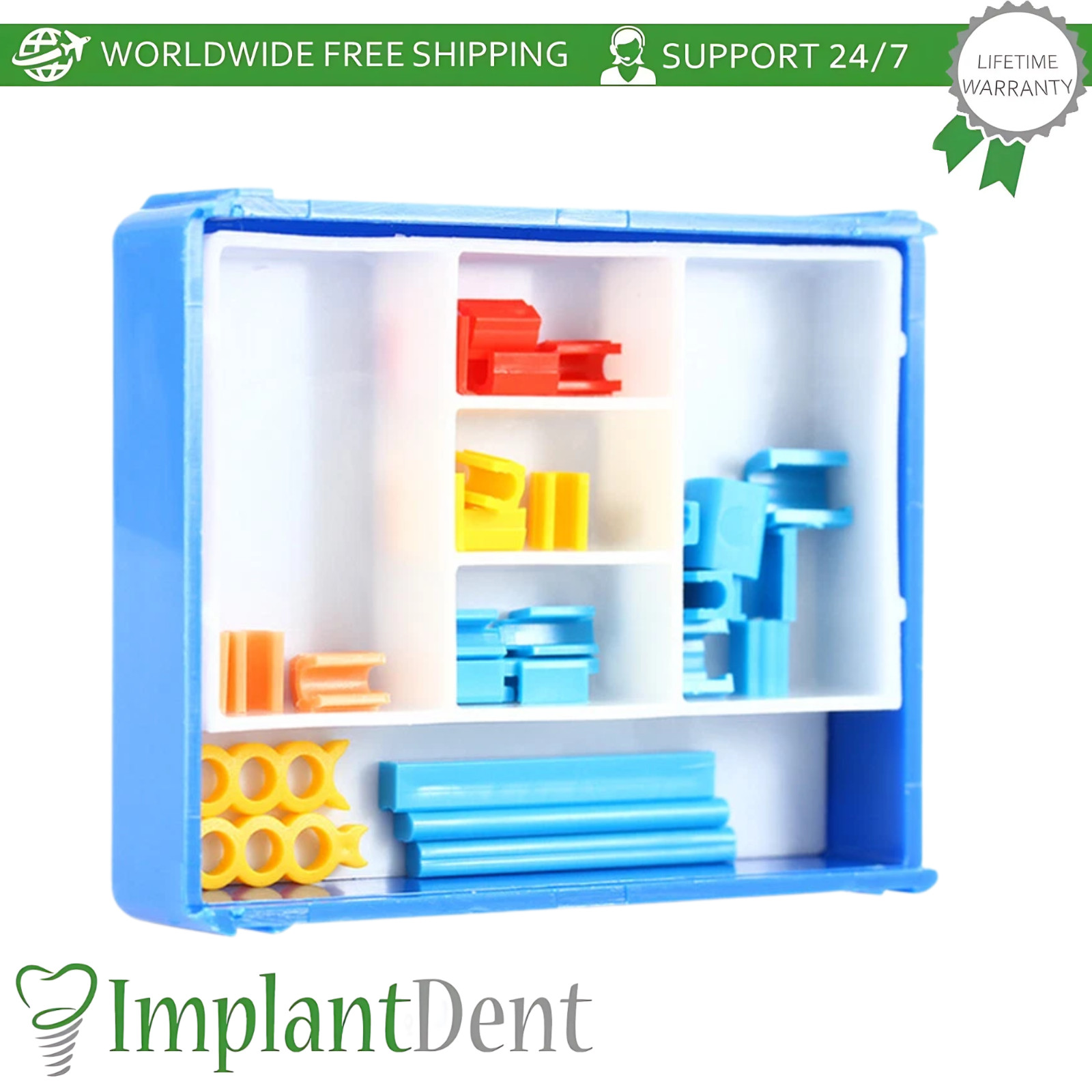 OT Multiuse Bar Overdenture Attachment Dental Kit Dentistry Castable Connector