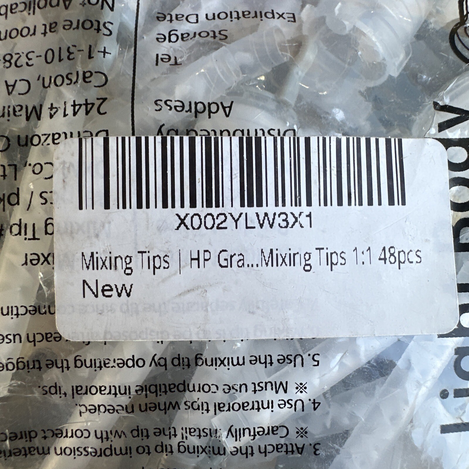 DX-Mixer HP Mixing Tips 4.2mm 48pcs/ PACK Dental Impression Light body 1:1 Ratio