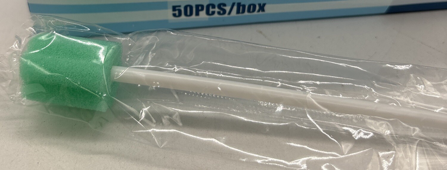 ZIZNBA Disposable Oral Swabs – New Open Box Of 26 Individually Packed/Wrapped