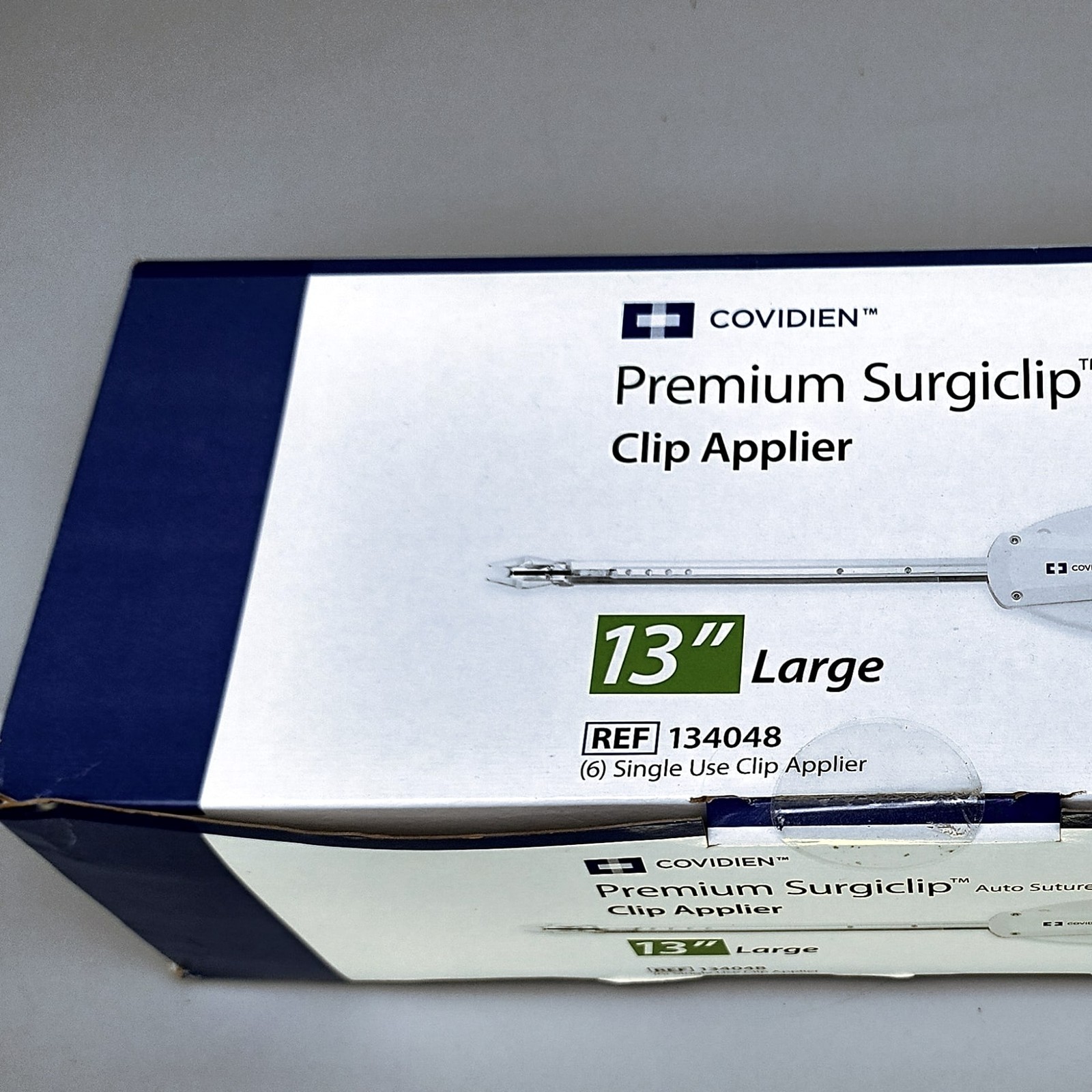 134048 Premium Surgiclip Auto Suture Applier 13″ Lg 6x NEW EXP 2027
