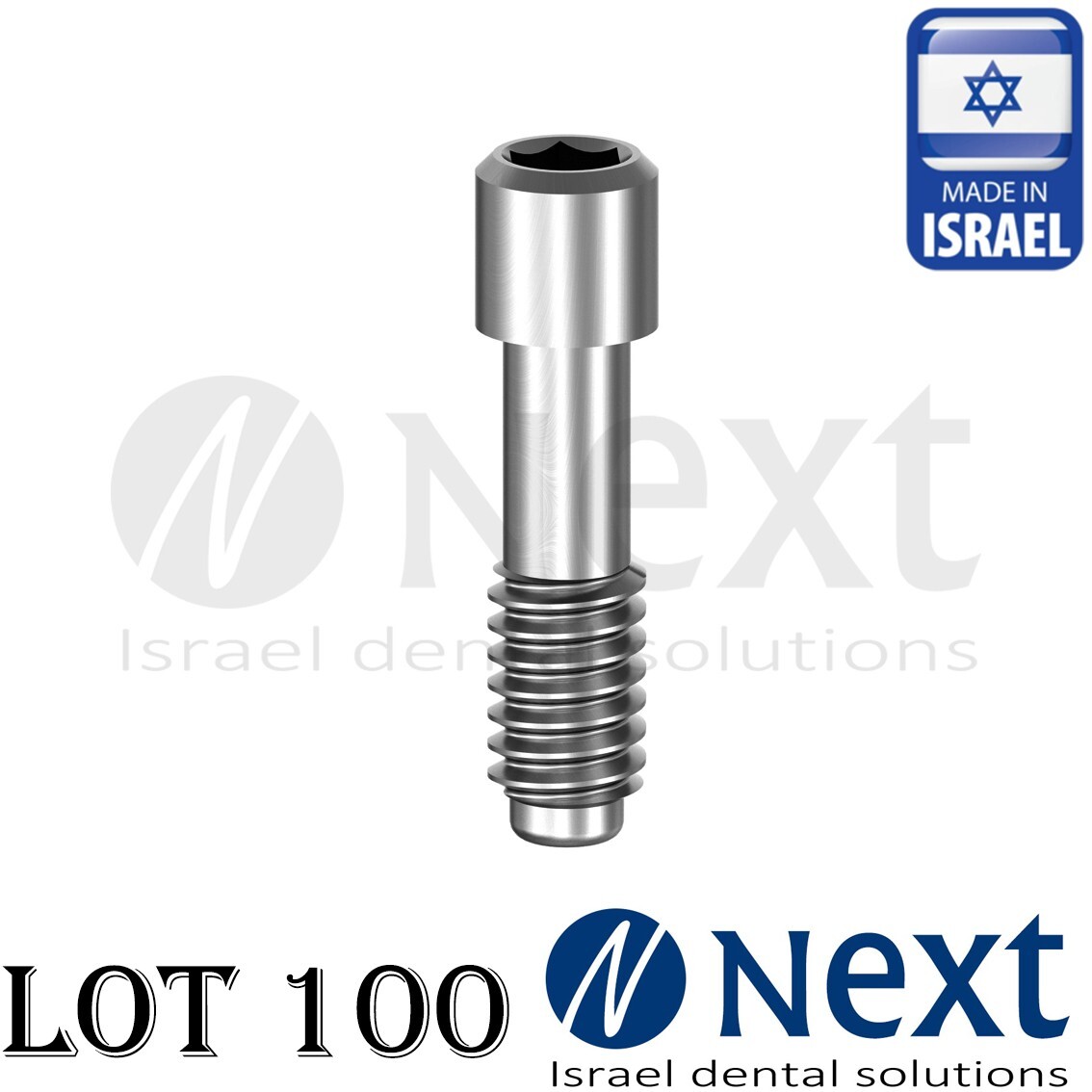 Lotx100 Titanium Screw Abutment Megagen AnyRidge compatible replica