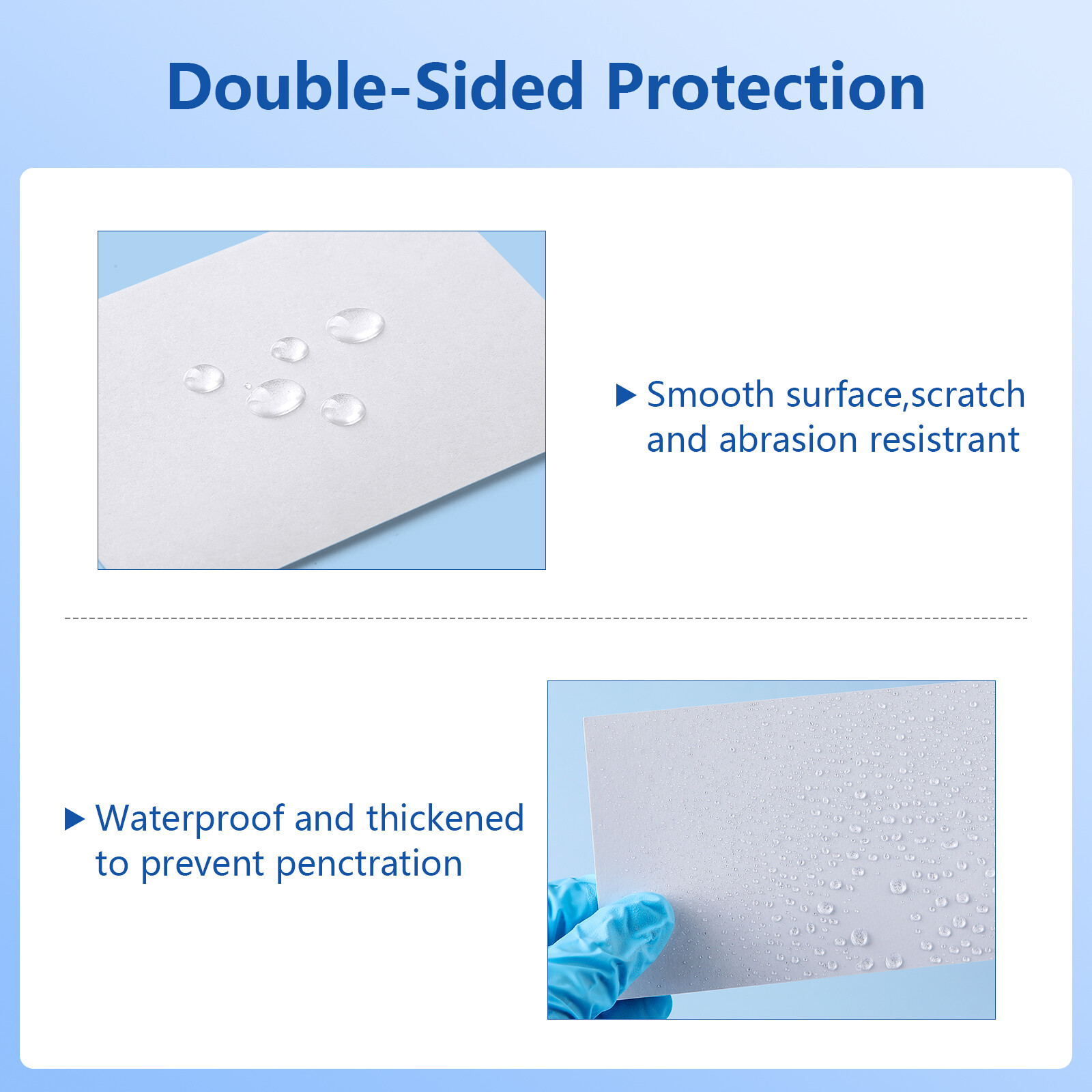 JMU Dental Mixing Pads 2-side Disposable Lab Mixing Paper for Mixing Composites