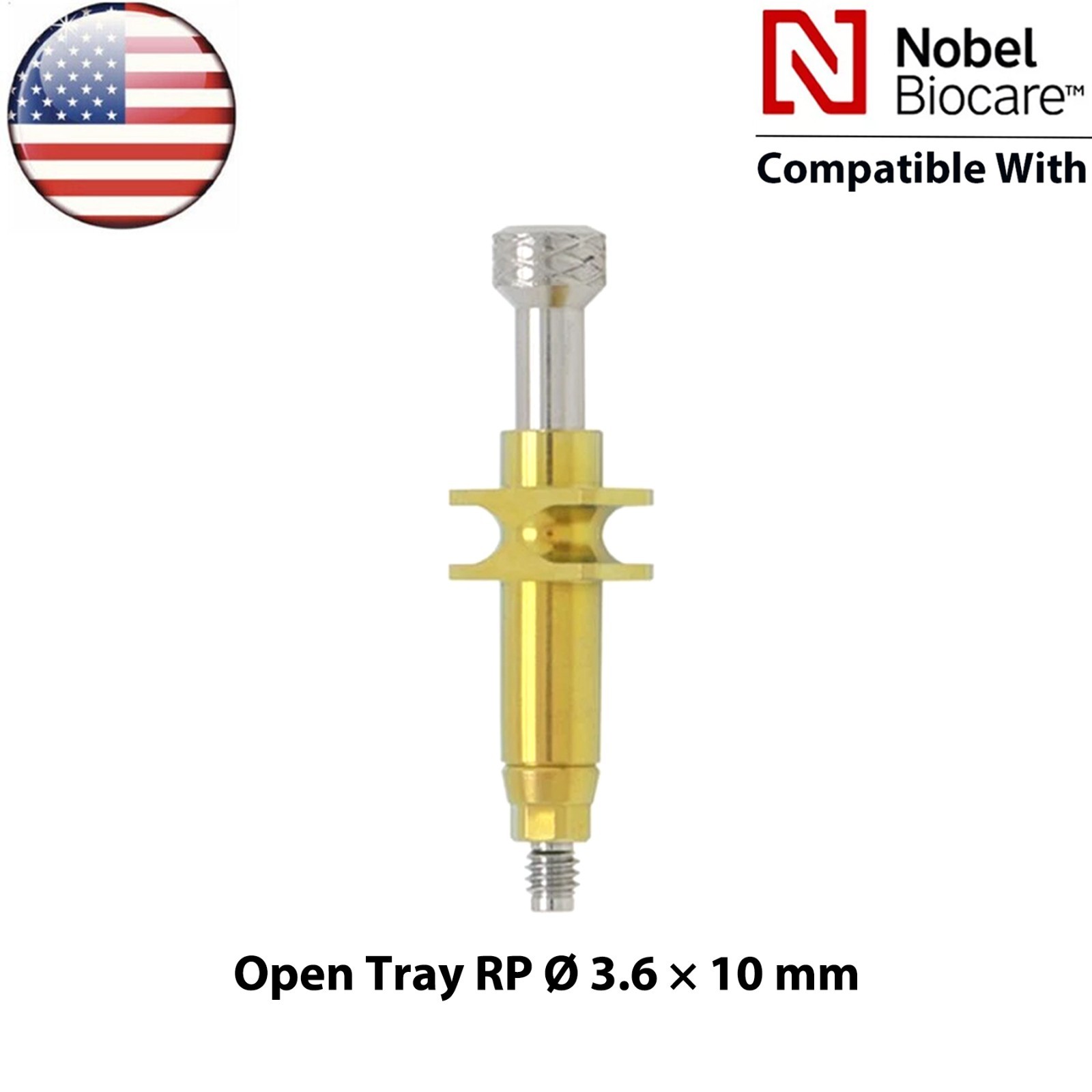 US For Nobel Biocare Active Dental Impression Transfer Coping Open Tray NP/RP