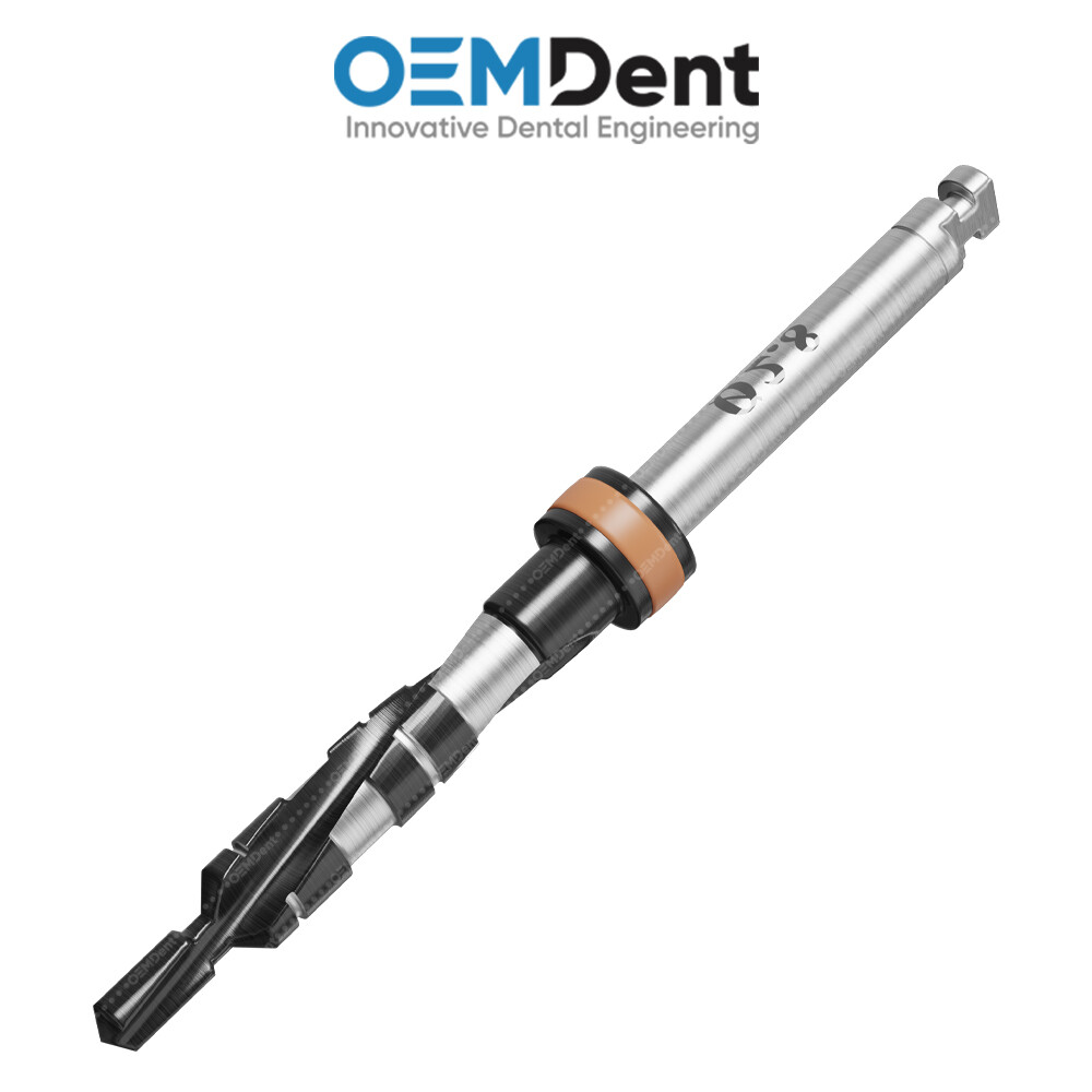 Carbon DLC Step Drills 16mm Universal Instrument Tool Dental Fixtures Placement