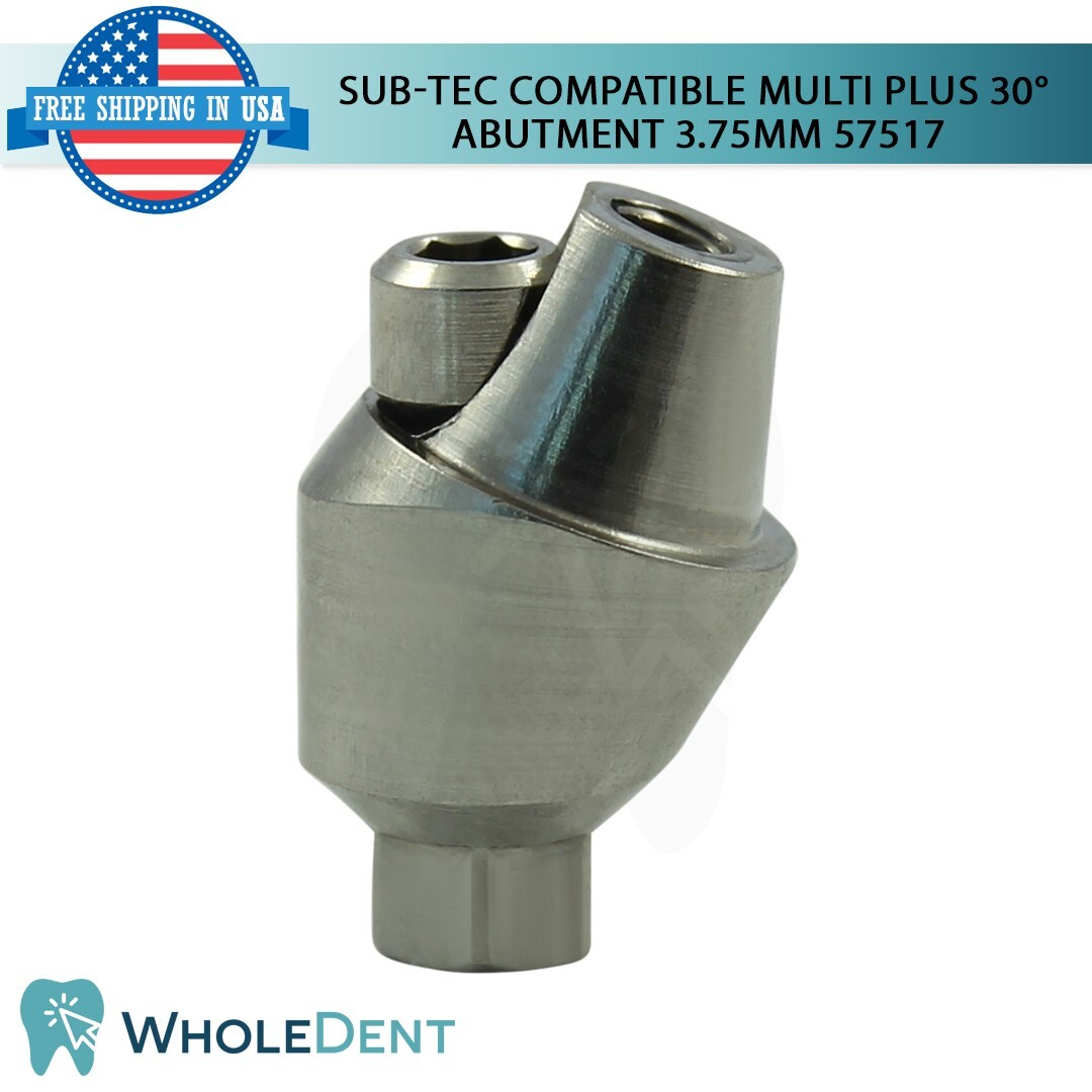 1x Dental Titanium Angulated 30° Multi Unit Prosthetic BEGO® Compatible 57517