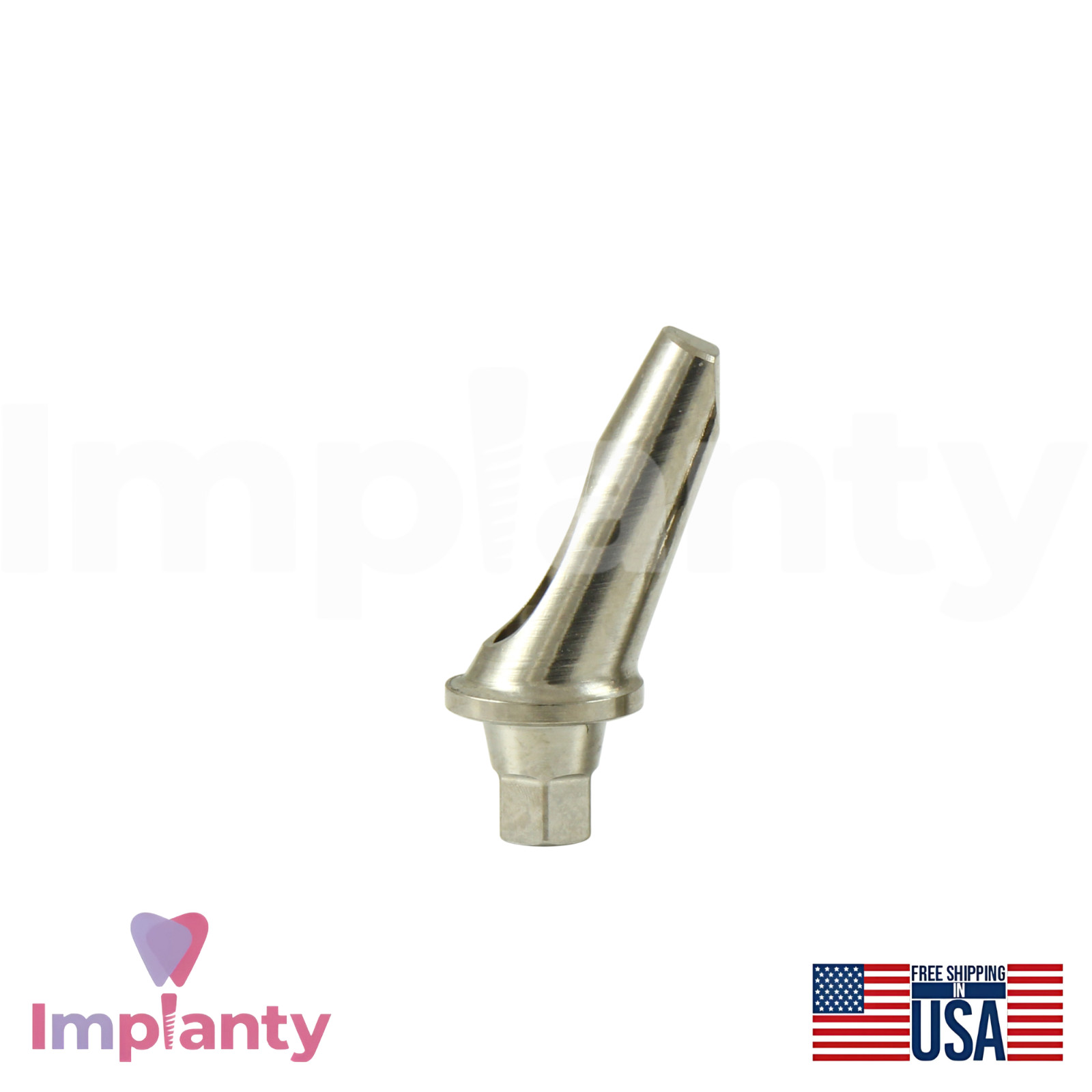 0sstemTS Compatible Mini Platform Angled Anatomic Dental Prosthetic 25°
