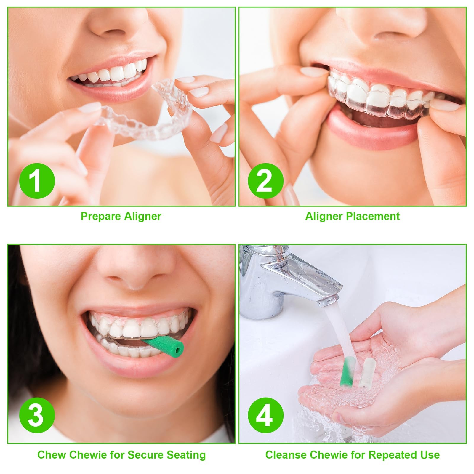 20pcs Chewie For Invisalign Aligners, Aligne Invisible Braces,…