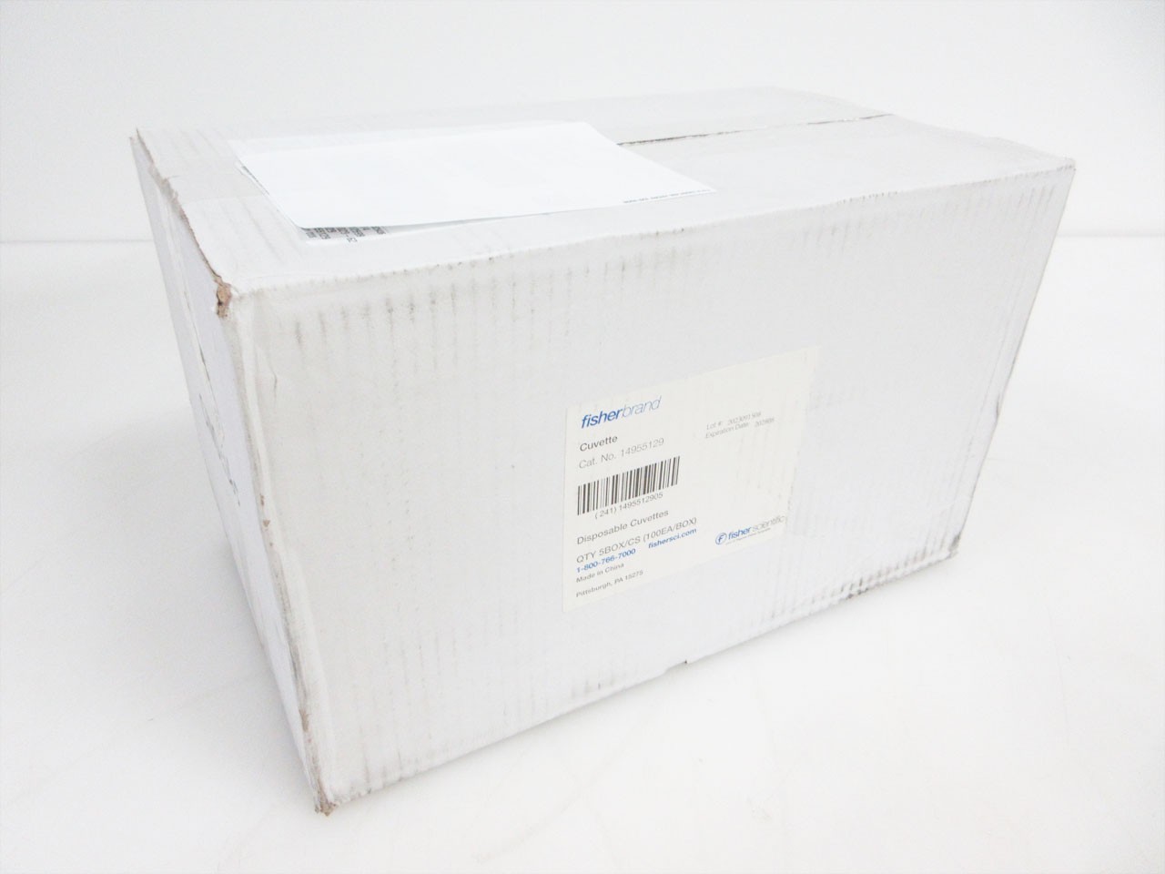 FISHERBRAND 14955129 14-955-129 4.5 mL CUVETTE POLYSTYRENE EXP 202905