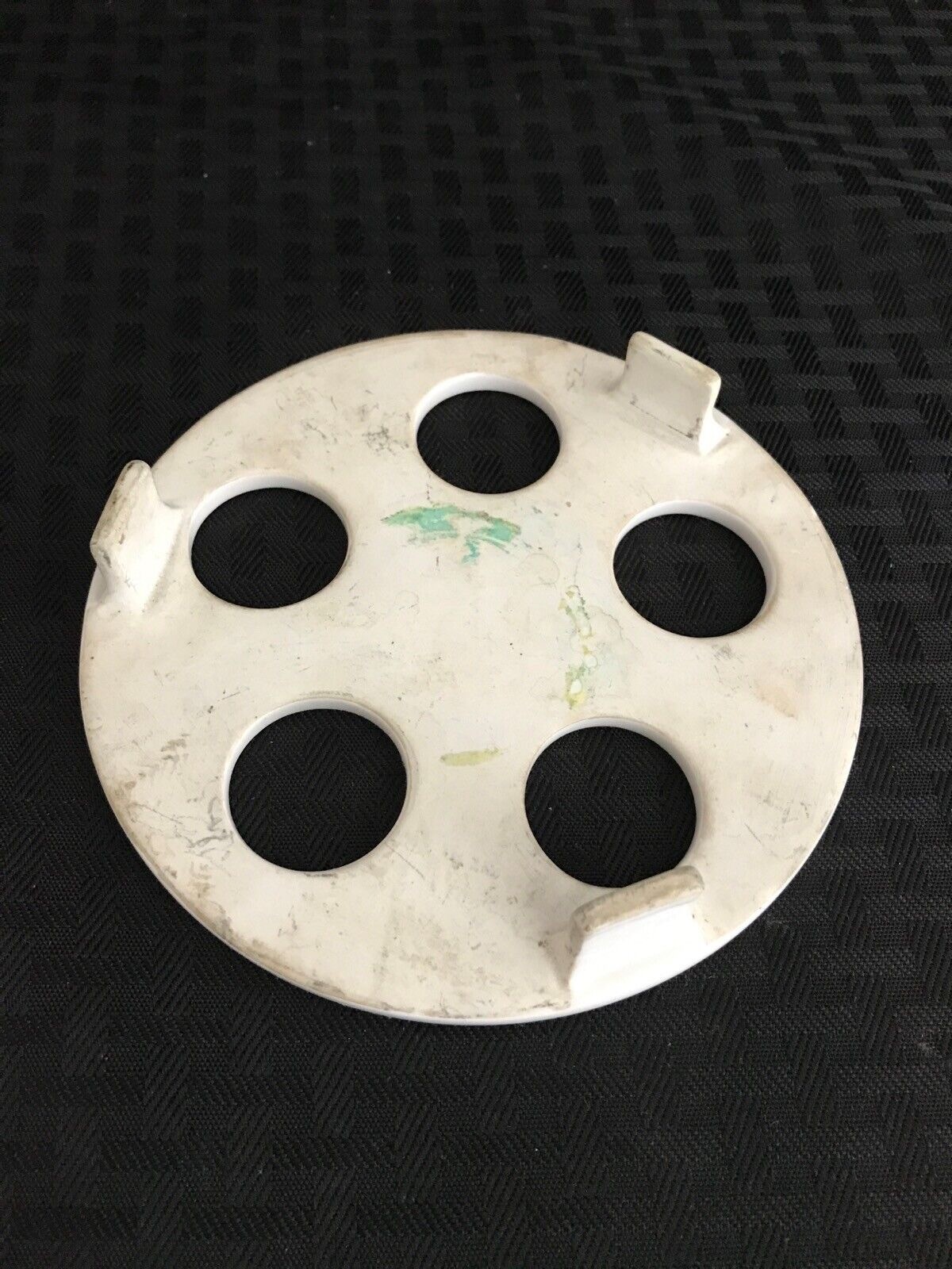 COORS COORSTEK Glazed Porcelain 140mm 5 1/2”Plate For Small Desiccator 60446