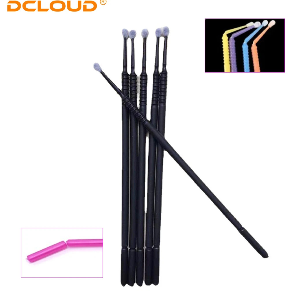 PIORPOY 100Pcs Dental Micro Brush Bottle Dental Disposable Micro Brushes