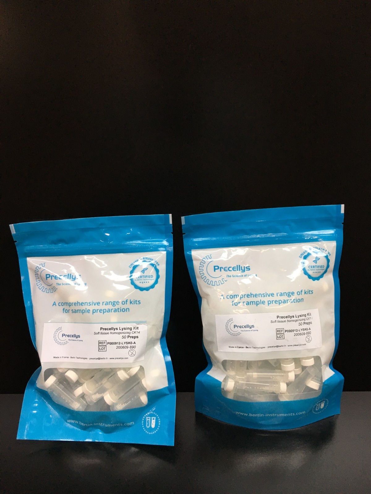 Precellys REF P000912-LYSK0-A Lysing Kit Soft Tissue Homogenizing CK14 Lot 2 PKS