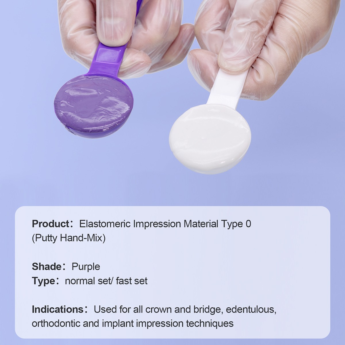 Dental Putty Fast /Regular Set PVS VPS Impression Material Heavy Body