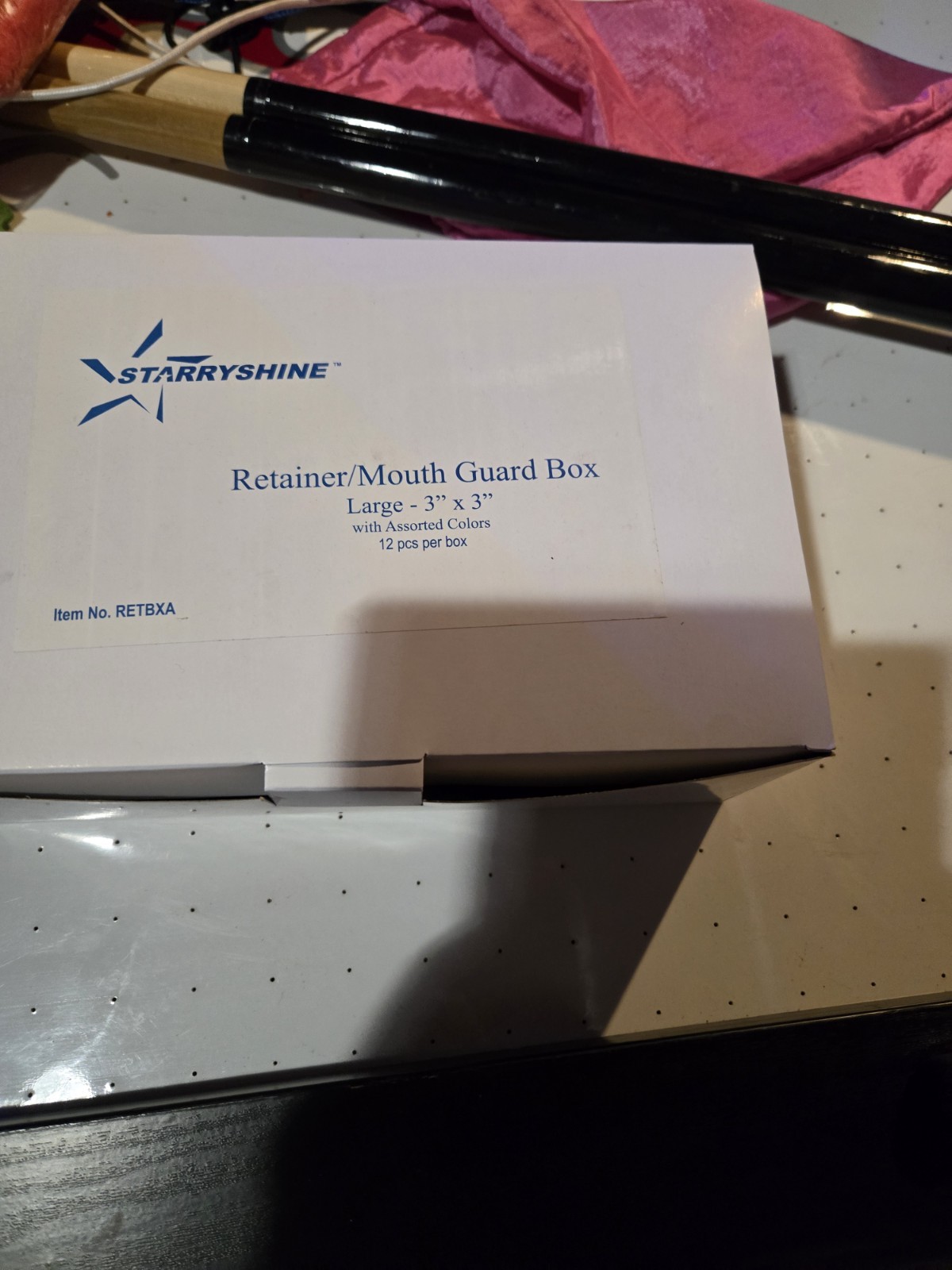 3×3 Large Retainer Mouth Gaurd Dental Case 13 Peices Per Box Asoorted Colors