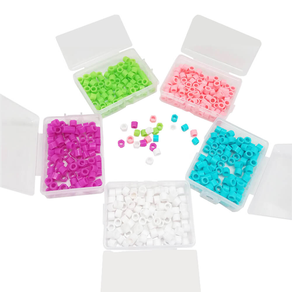 1 Box 100pcs Dental Instrument Code Ring Plain Color Small Sizes 5 colors