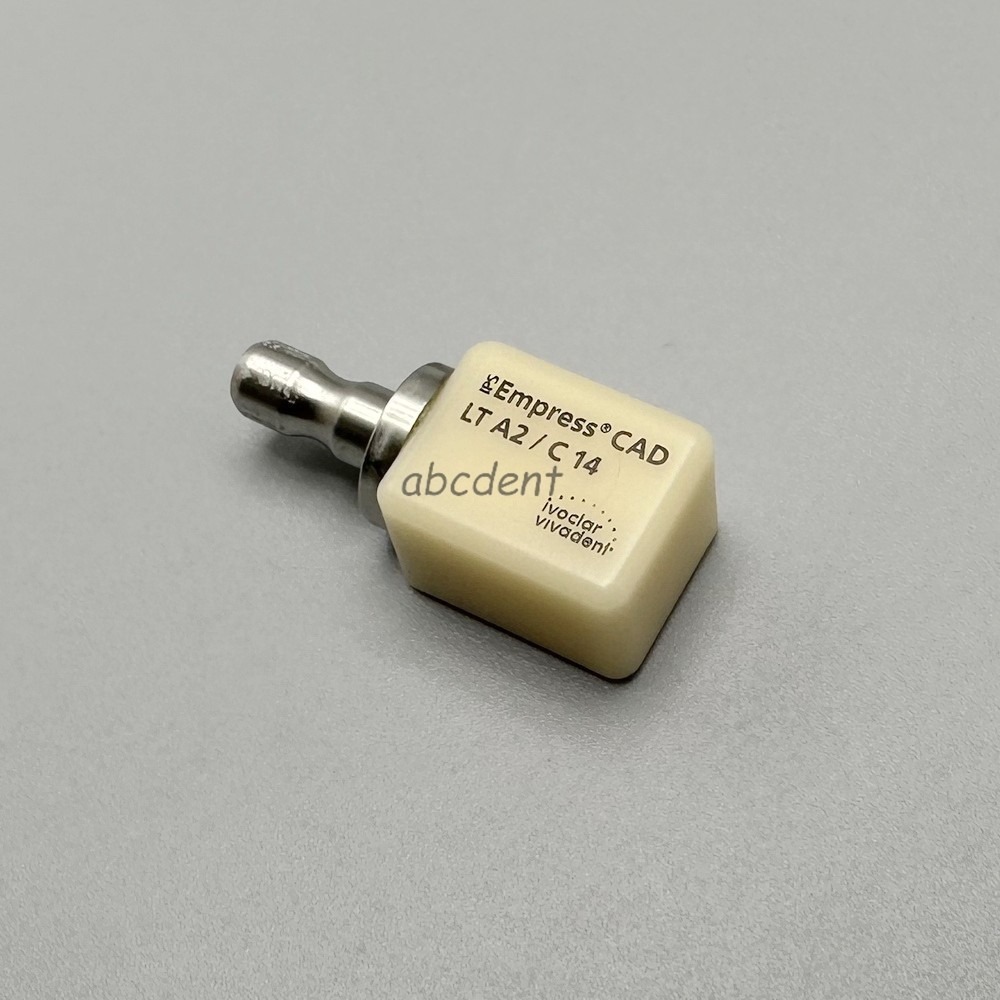 C14 Emax Dental LT A2/C14 Glass Ceramic Lithium Dislicate CAD Cerec Blocks 5Pcs