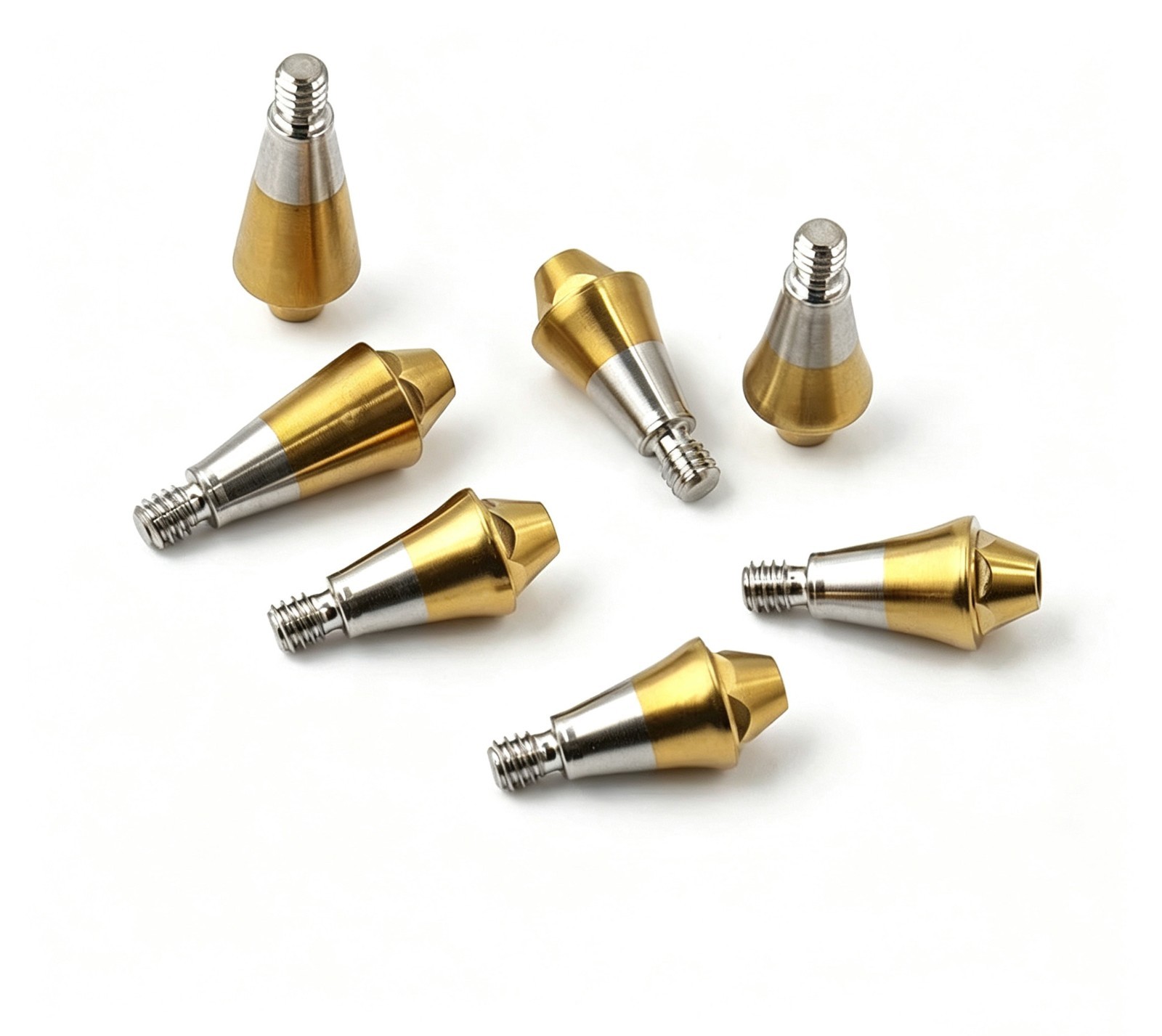 Dental Titanium multi unit straight abutment D4.8 MU for bridge fits Hiossen OSS