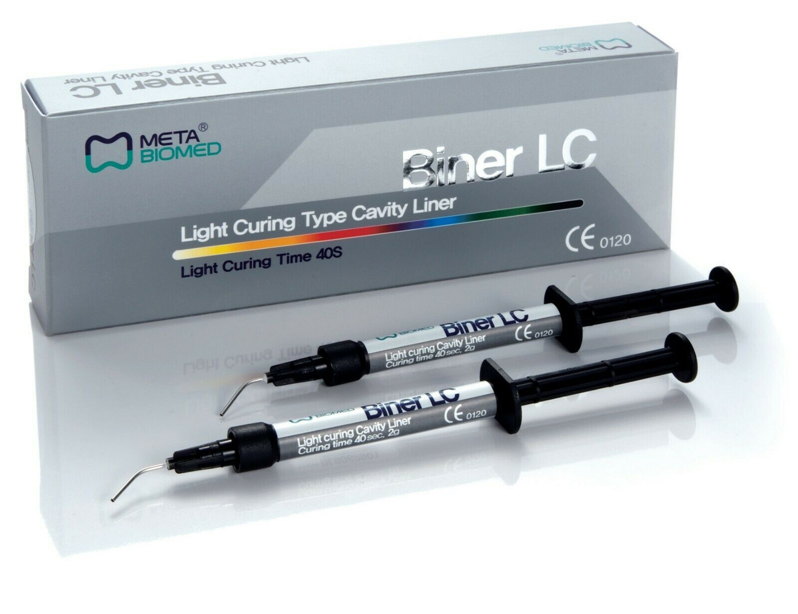 10 Pack of Meta Biner LC Light Cured Radiopaque Fluoride Releasing Cavity Liner