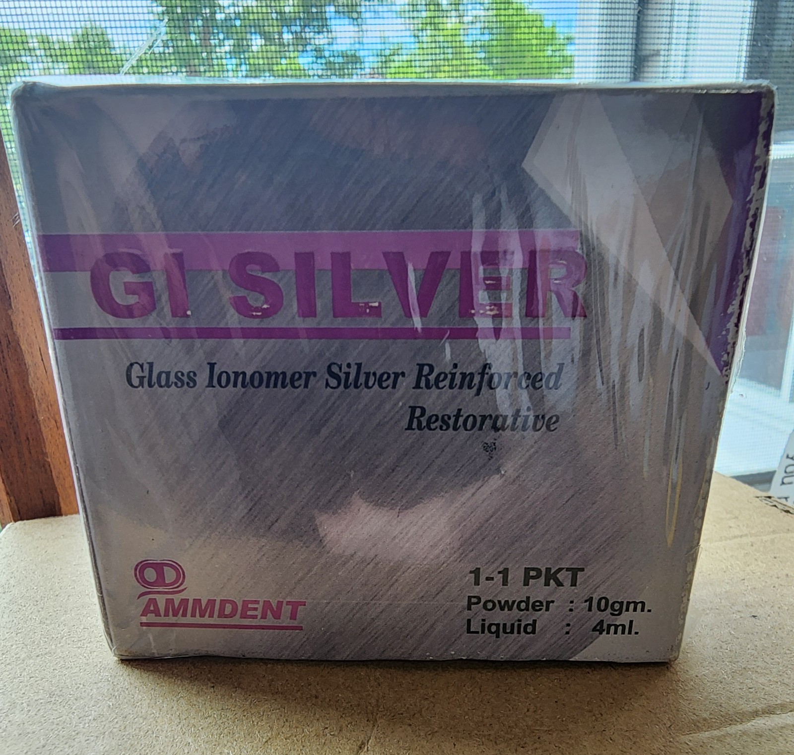 Ammdent GI Silver Reinforced Restorative Cement reinforced with spherical silver