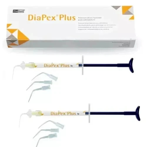 DiaDent Diapex Plus Pemixed Calcium Hydroxide Paste With Iodoform – 2 Syr of 2g