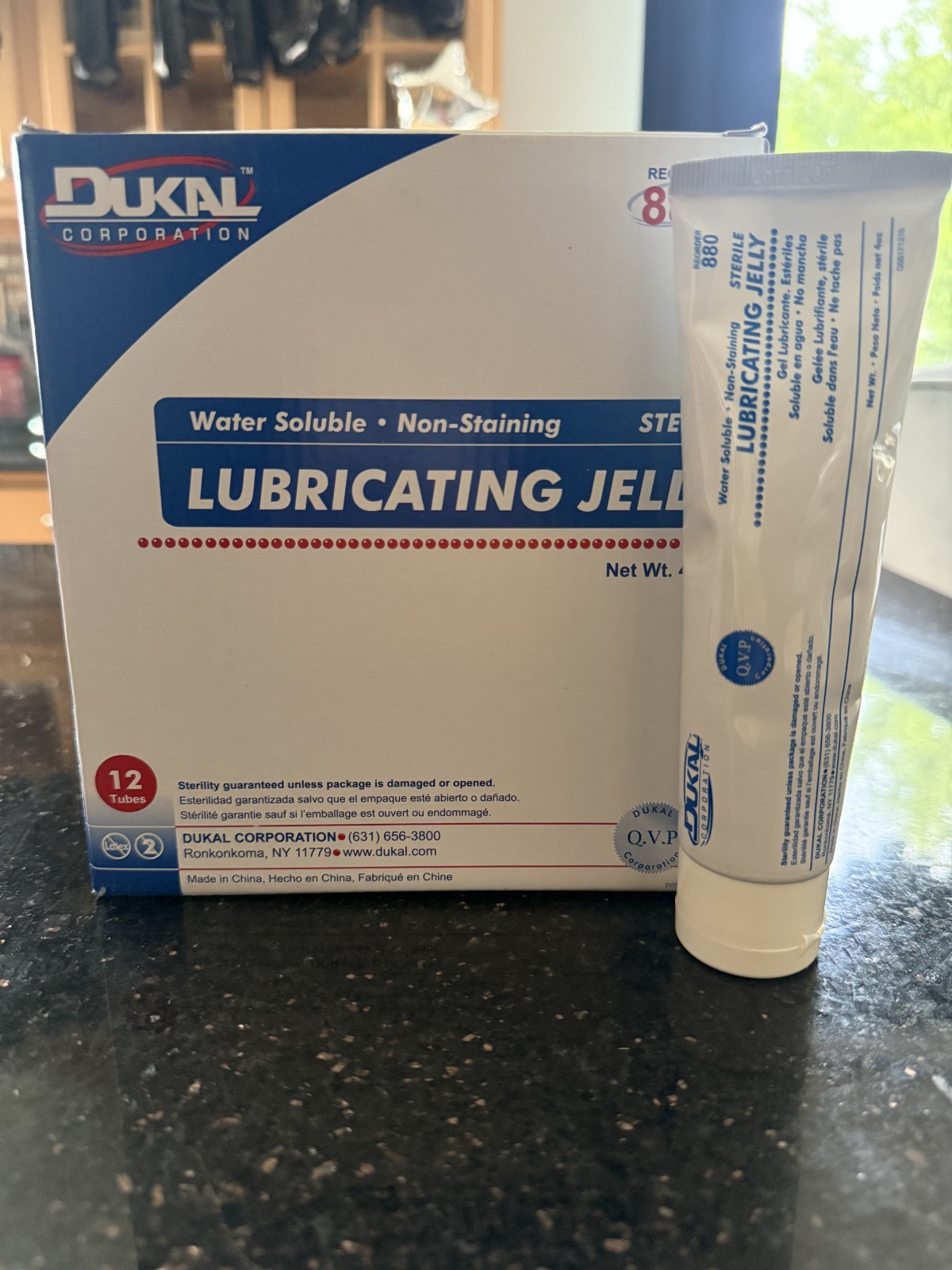 Dukal Lubricating Jelly – 12 tubes 4 oz each