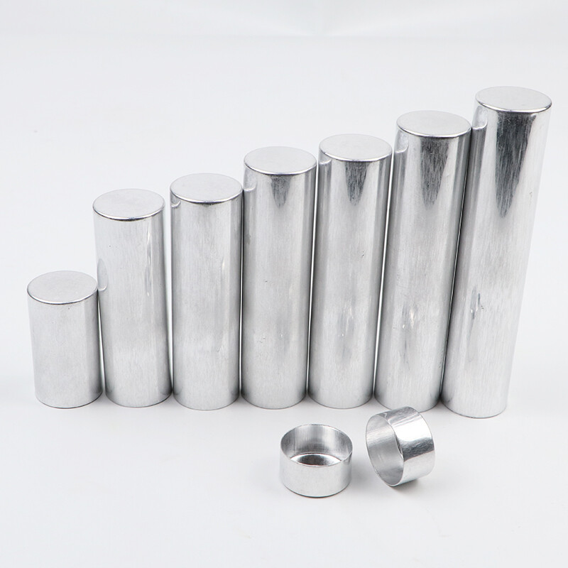 100Pcs Dental Empty Aluminium Cartridges for Flexible Resin Particles – OD25mm