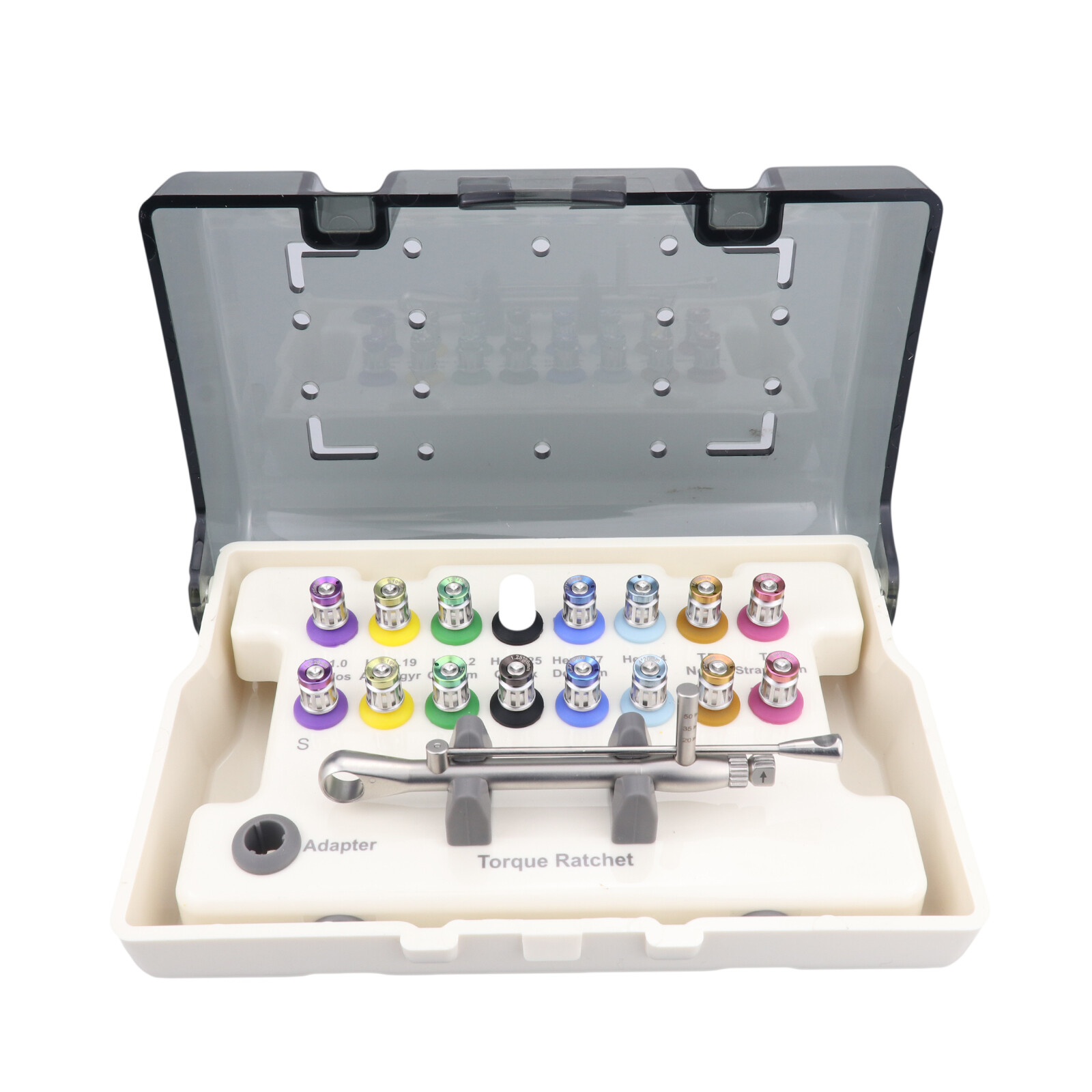 Universal Implant Repair Prosthetic Tool Kit with16PCS Screwdrivers Wrench HGY-7