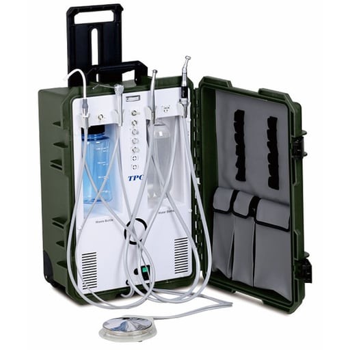 TPC PC-2630 Portable System 4 Hole Tubings 110V Suction & Transportation Case