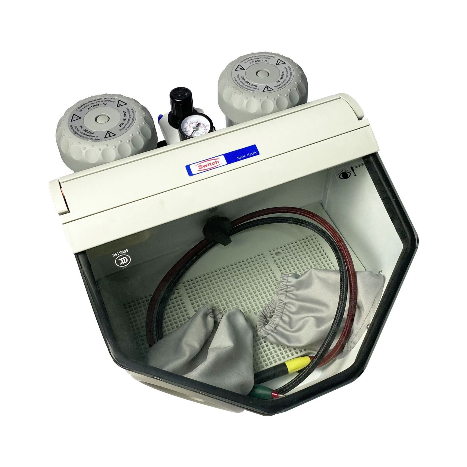 Dental Lab Equipment Twin Pen Sandblasting Machine Dental Sandblaster Unit