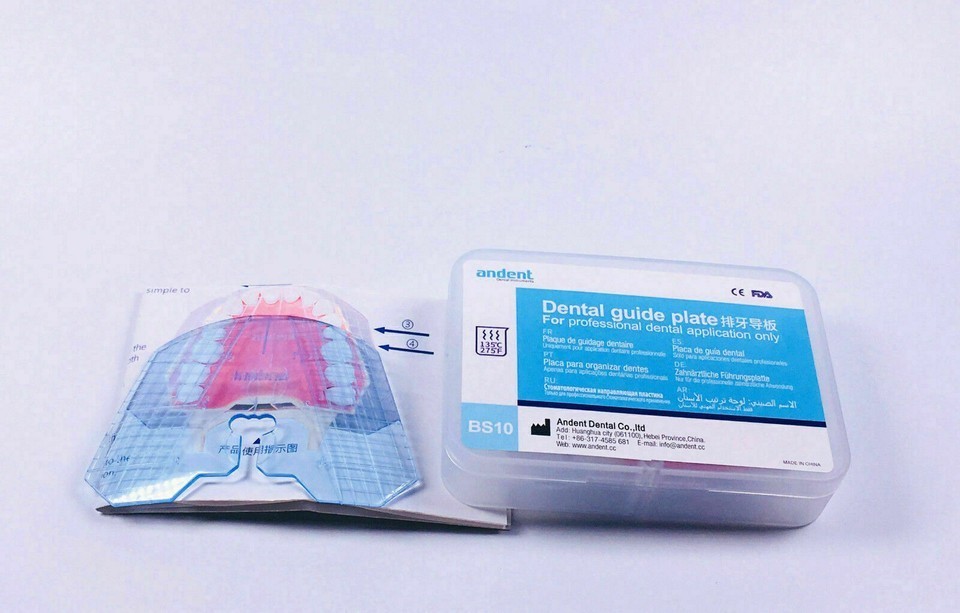 Dental Guide Template Plate Complete Denture False Teeth Arrangement 135℃