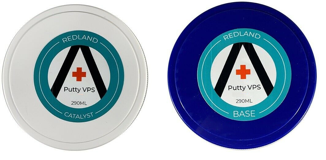 Redland Putty Reg Set VPS Impression Material Base +Catalyst 580mL German Made