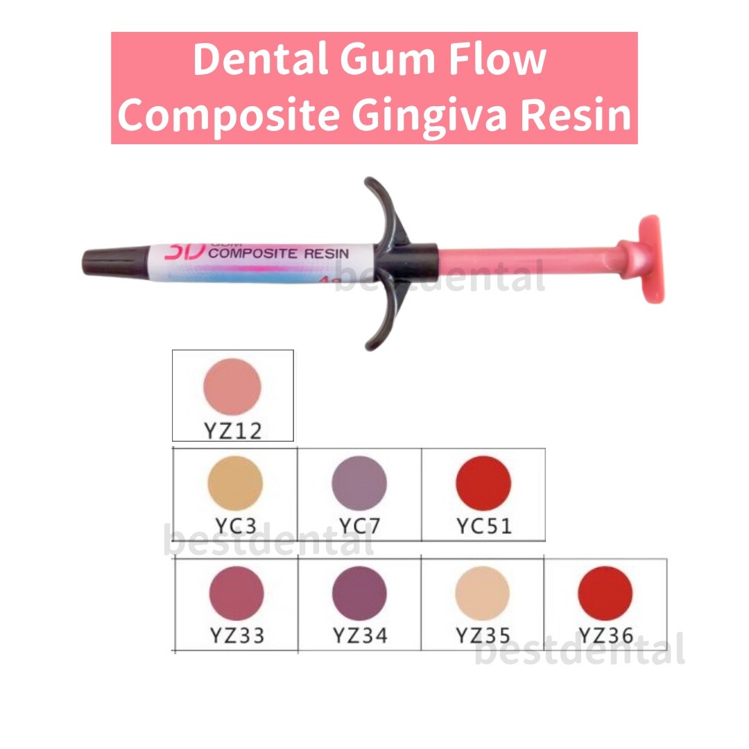 Gingiva Resin Dental Beautiful Gum Composite Highly 3D Aesthetic Adhesive Kit