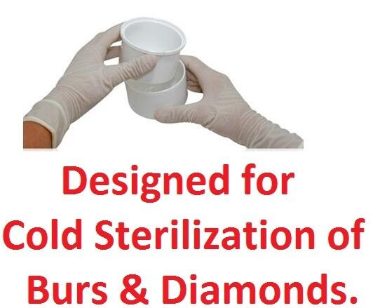 Pascal 35695 Sterilizing & Disinfecting Bur & Diamonds Tray 2″X3″ Easy Clean