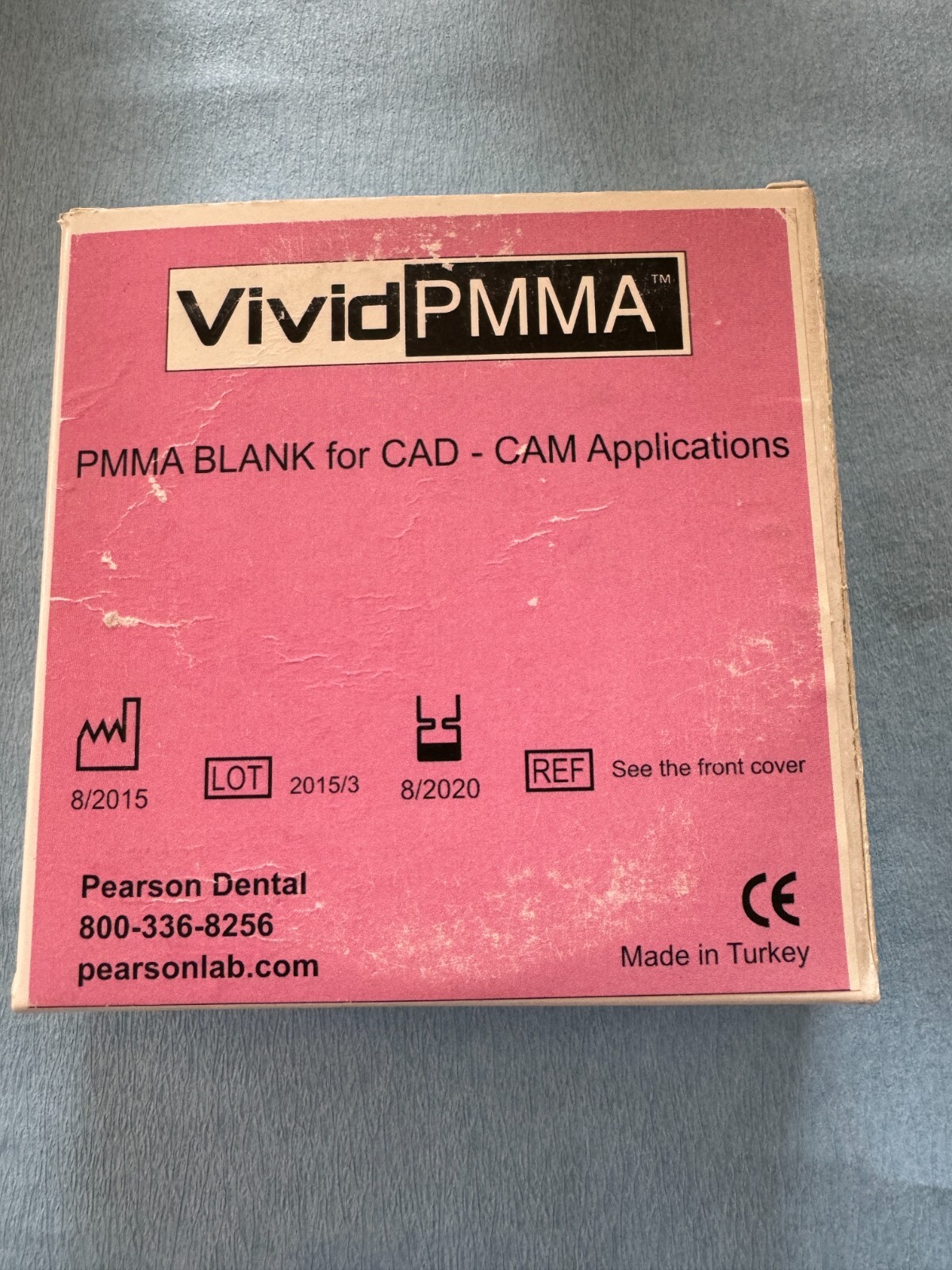 Vivid PMMA Milling Disc 98mm x 20mm – Blank/Clear