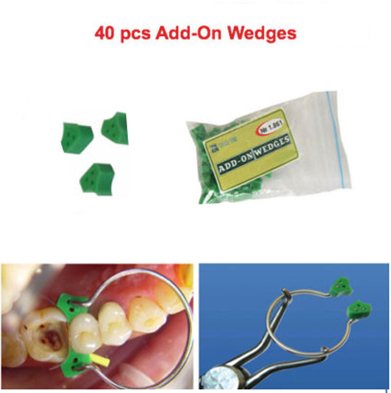 40 Pcs Dental Silicon Orthodontics Autoclavable Silicon Rubber Elastic Matrix