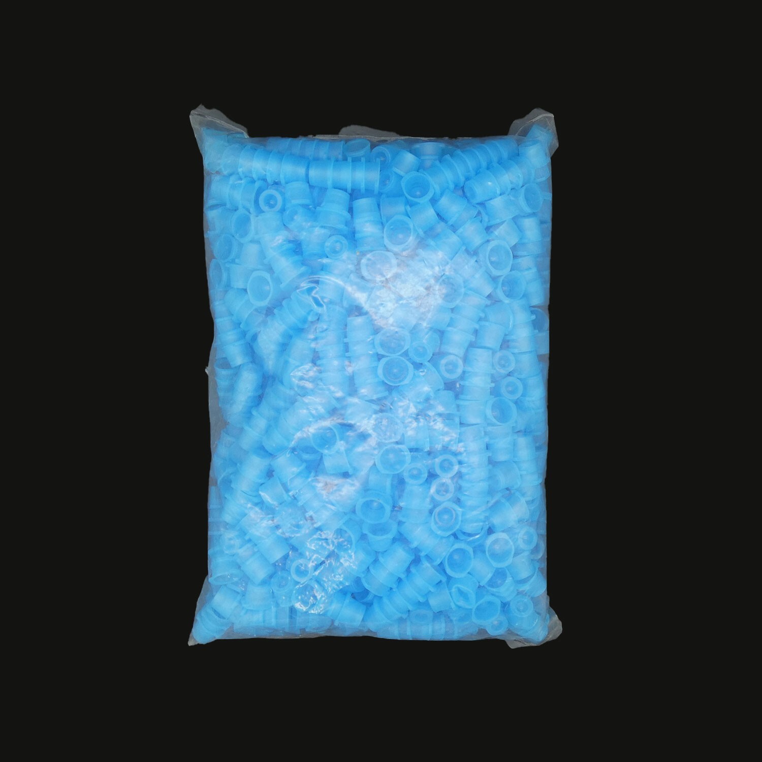 12, 13, & 16mm Snap Caps, Double Thumb Tab, Blue, 1,000/bag