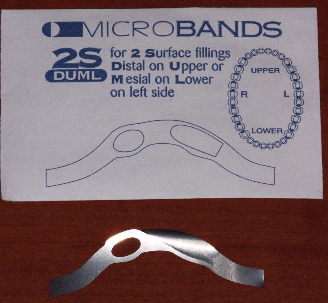 Microband 2S DUML Tofflemire Matrix Bands Ultra Thin Pkg. of 30