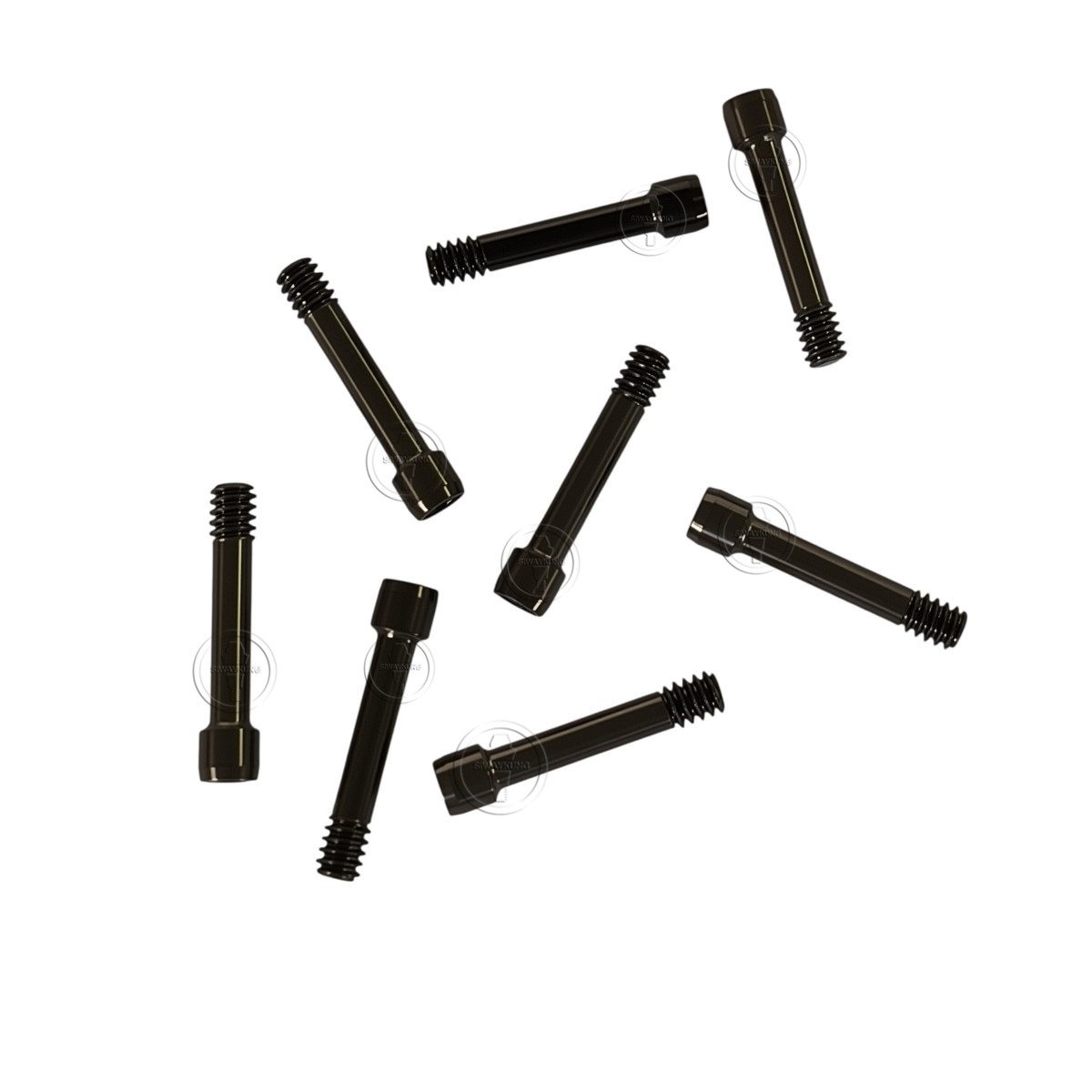 20 pcs Angled screw for Mu Angled abutment fit to Osstem platform Mini Regular