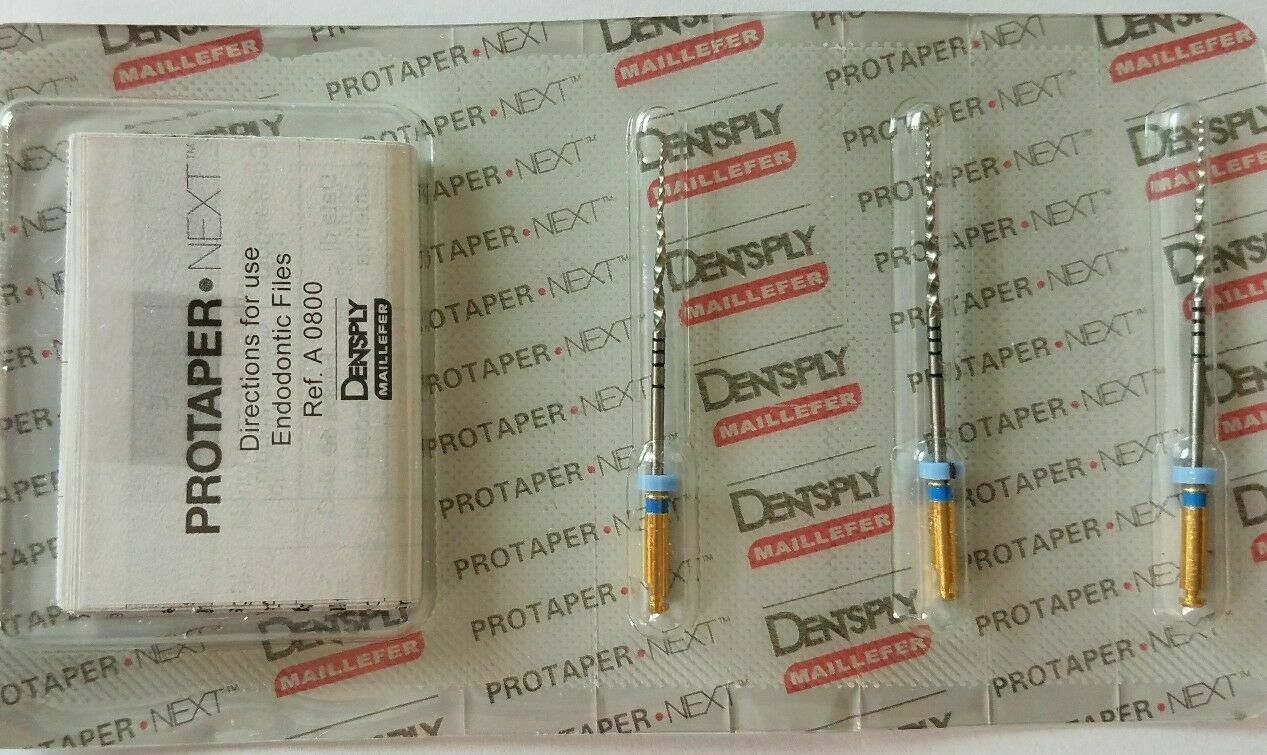 Dentsply Tulsa Protaper Next Dental Root Canal Assorted X1-X3 Files Endodontic