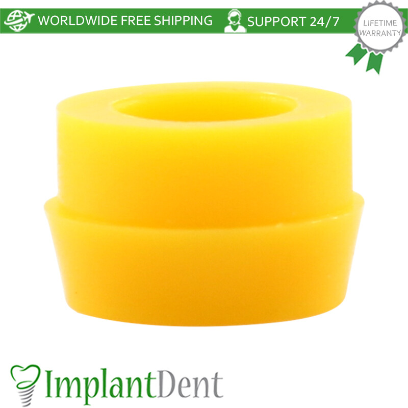 2x Silicone Cap Set Insert For Ball Attachment Dental Prosthetics Accessories
