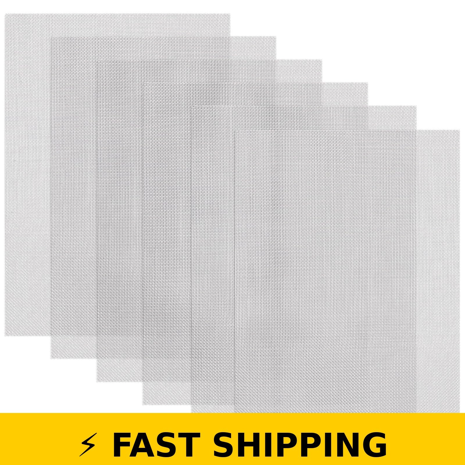 Serqd 304 Stainless Steel Wire Mesh Screen, 6 Pack for DIY Projects