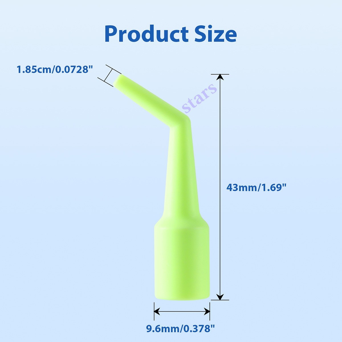 Dental Disposable Saliva Ejector Adapter Conversion Tip Straw Head Autoclavable